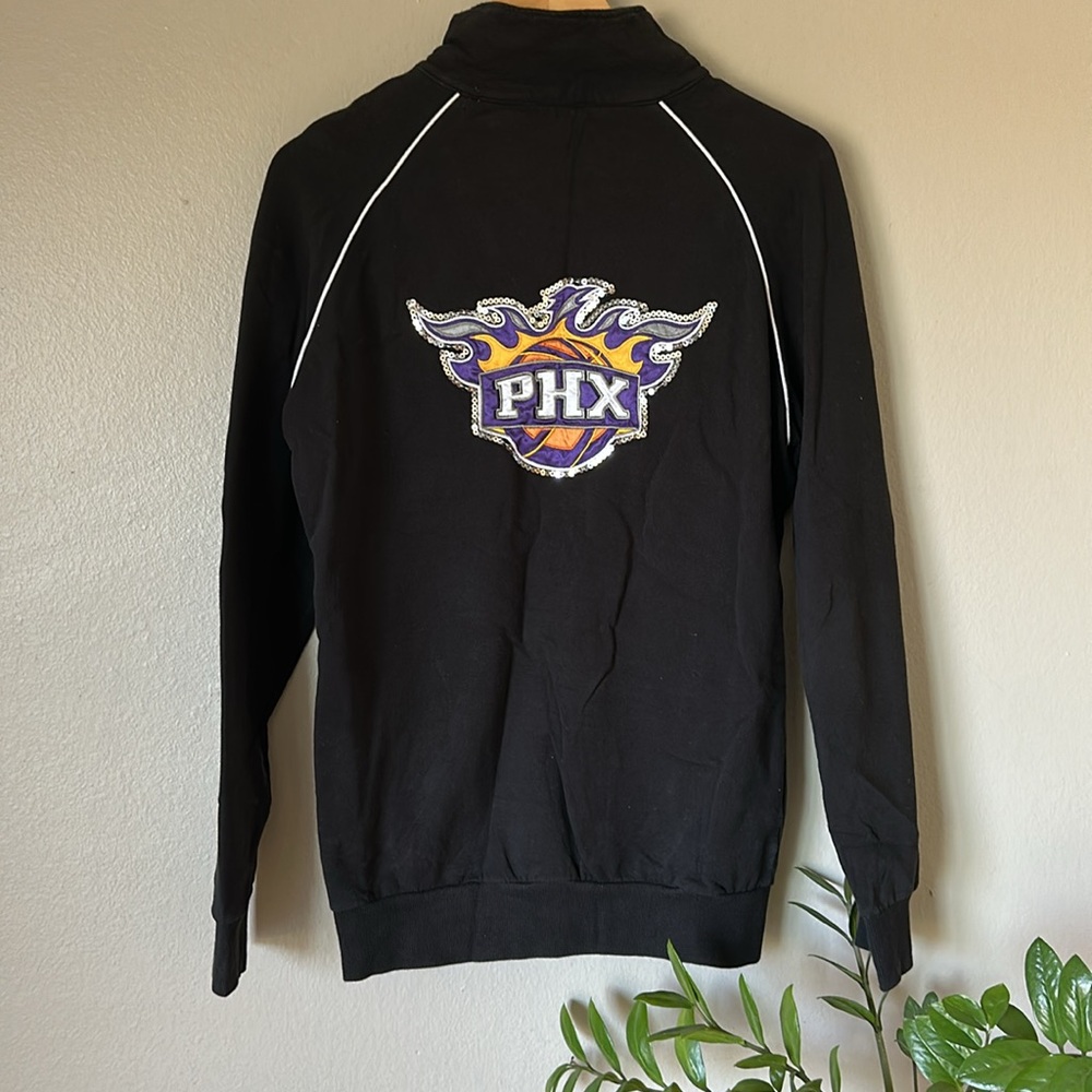 NBA PHOENIX SUNS CLASSIC FULL ZIP SWEATER - Campus Couture Brand. - Picture 3 of 4